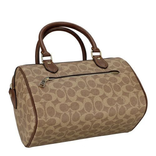 コーチ アウトレット ハンドバッグ レディース ローアン サッチェル バッグ・シグネチャー キャンバス ブラウン COACH OUTLET CV961 IMXHE タン/ブラウン