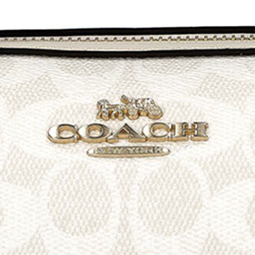 コーチ アウトレット ハンドバッグ レディース ローアン サッチェル バッグ・シグネチャー キャンバス ホワイト COACH OUTLET CV961 IMXU5 ホワイト/チョーク