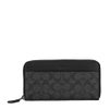 コーチ アウトレット 長財布 メンズ アコーディオン ウォレット・シグネチャー キャンバス ブラック COACH OUTLET CY405 QBMI5 チャコー/ブラック