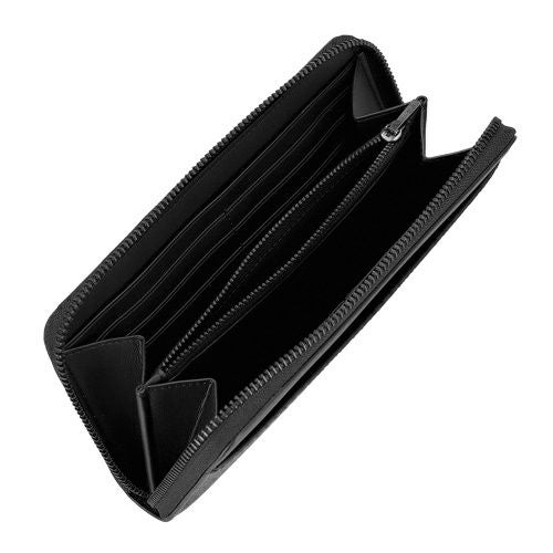 コーチ アウトレット 長財布 メンズ アコーディオン ウォレット・シグネチャー キャンバス ブラック COACH OUTLET CY405 QBMI5 チャコー/ブラック