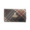 ヴィヴィアンウエストウッド キーケース レディース Vivienne Westwood 51020001U D101 TARTAN BROWN/BLACK