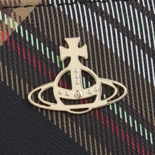 ヴィヴィアンウエストウッド 長財布 レディース Vivienne Westwood 51050023U D101 TARTAN BROWN/BLACK