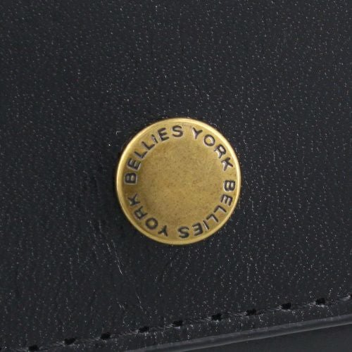 ベリーズヨーク 二つ折り財布 レディース ブラック BELLIES YORK BYHL9906BK BLACK