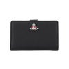 ヴィヴィアンウエストウッド 二つ折り財布 レディース DIAMANTE SERIES ブラック Vivienne Westwood 51080028 L0040 N402 BLACK/RED DIAM ORB