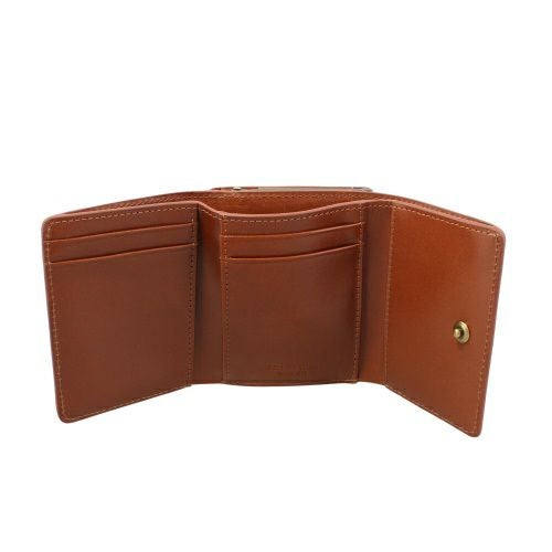 ベリーズヨーク 三つ折り財布 レディース ブラウン BELLIES YORK BYHL10316BR BROWN