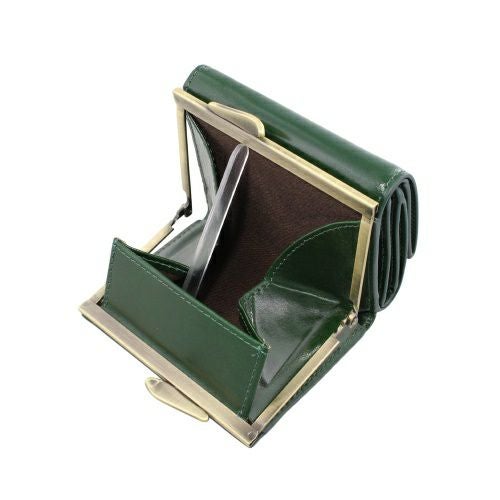 ベリーズヨーク 三つ折り財布 レディース グリーン BELLIES YORK BYHL10316GR GREEN