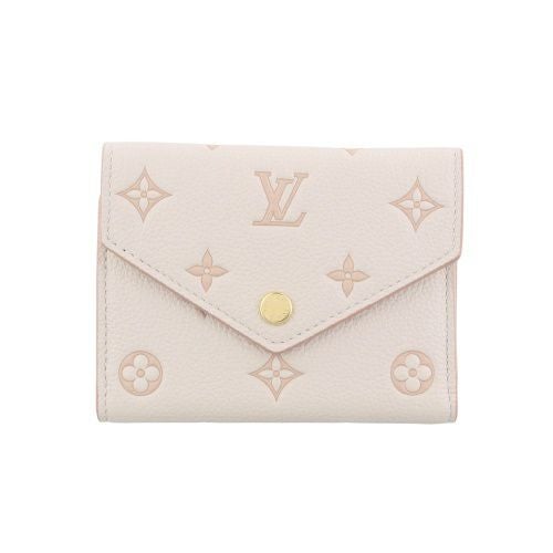 ルイヴィトン 三つ折り財布 レディース モノグラム ポルトフォイユ・ヴィクトリーヌ ホワイト LOUIS VUITTON M14967 バイカラーエデン