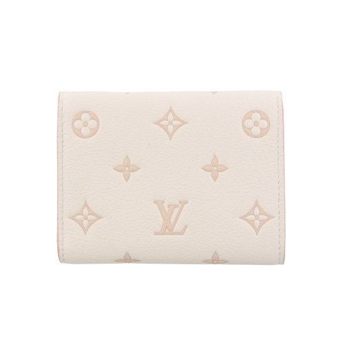 ルイヴィトン 三つ折り財布 レディース モノグラム ポルトフォイユ・ヴィクトリーヌ ホワイト LOUIS VUITTON M14967 バイカラーエデン