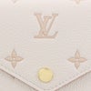 ルイヴィトン 三つ折り財布 レディース モノグラム ポルトフォイユ・ヴィクトリーヌ ホワイト LOUIS VUITTON M14967 バイカラーエデン