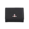 ヴィヴィアンウエストウッド 三つ折り財布 レディース DIAMANTE SERIES ブラック Vivienne Westwood 51010018 L0040 N402 BLACK/RED DIAM ORB