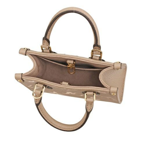 ルイヴィトン ハンドバッグ アンプラント オンザゴー BB ベージュ LOUIS VUITTON M47054 トゥルトレール クレーム