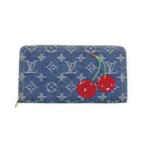 ルイヴィトン 長財布 モノグラム ジッピー・ウォレット ブルー LOUIS VUITTON M23161