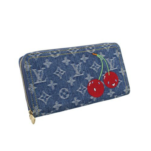 ルイヴィトン 長財布 モノグラム ジッピー・ウォレット ブルー LOUIS VUITTON M23161