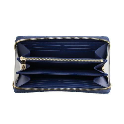 ルイヴィトン 長財布 モノグラム ジッピー・ウォレット ブルー LOUIS