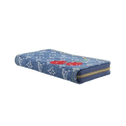 ルイヴィトン 長財布 モノグラム ジッピー・ウォレット ブルー LOUIS VUITTON M23161