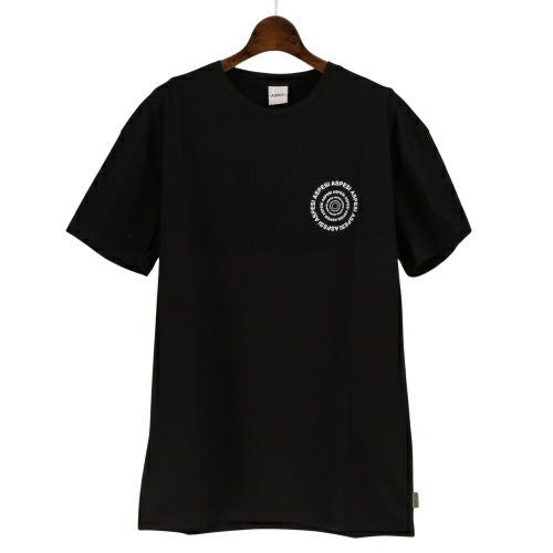 アスペジ ASPESI Tシャツ メンズ Sサイズ ブラック ASP1MTS01 BLACK