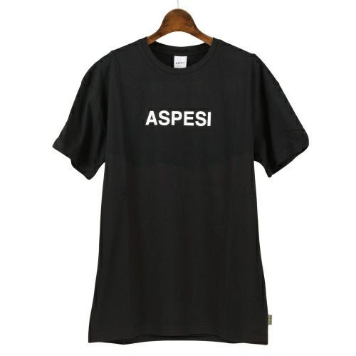アスペジ ASPESI Tシャツ メンズ Sサイズ ブラック ASP1MTS02 BLACK