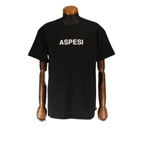 アスペジ ASPESI Tシャツ メンズ Mサイズ ブラック ASP1MTS02 BLACK