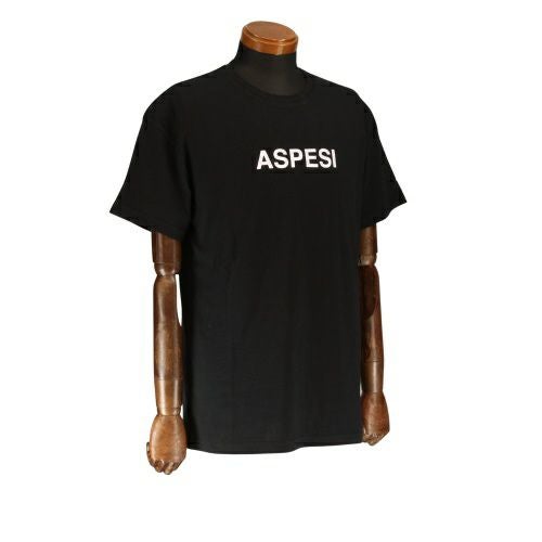 アスペジ ASPESI Tシャツ メンズ Mサイズ ブラック ASP1MTS02 BLACK