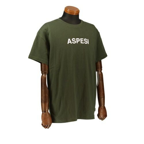 アスペジ ASPESI Tシャツ メンズ XLサイズ グリーン ASP1MTS02 MILITARY GREEN