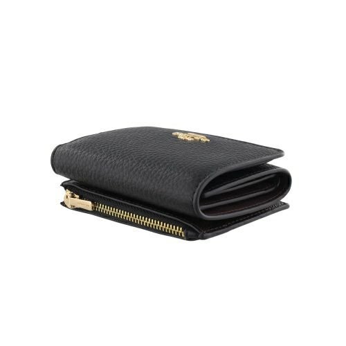 コーチ アウトレット 三つ折り財布 レディース カード ホルダー ウォレット・シグネチャー キャンバス ブラック COACH OUTLET CZ034 IMXAQ