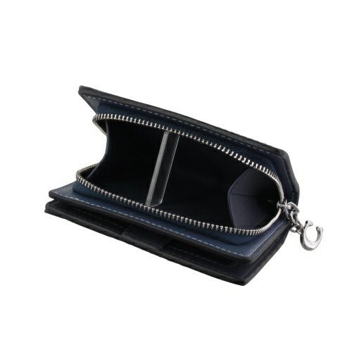 コーチ アウトレット 二つ折り財布 レディース スナップ ウォレット・シグネチャー キャンバス ネイビー COACH OUTLET CAP13 SV/D9 ダークデニム