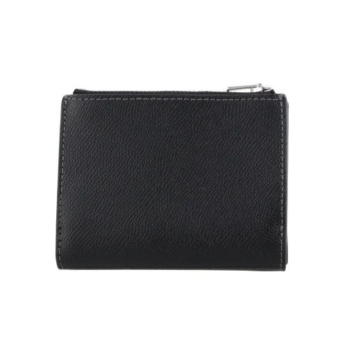 コーチ アウトレット 二つ折り財布 レディース ブラック COACH OUTLET CR983 SV/BK シルバー/ブラック