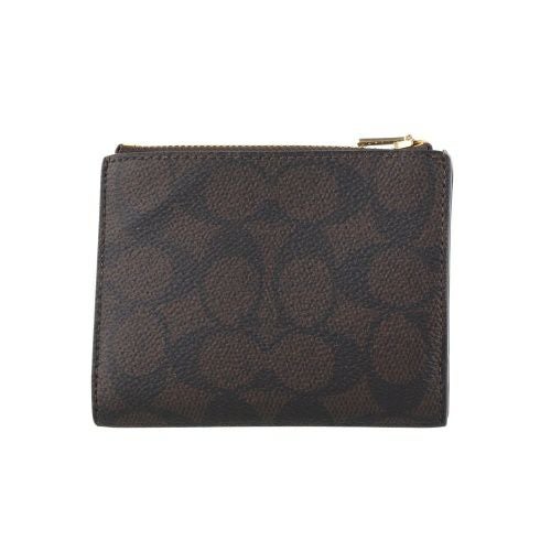 コーチ アウトレット 二つ折り財布 レディース ブラウン COACH OUTLET CW803 IMXAQ ウォルナット/ブラック