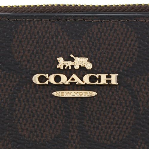 コーチ アウトレット 二つ折り財布 レディース ブラウン COACH OUTLET CW803 IMXAQ ウォルナット/ブラック