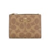 コーチ アウトレット 二つ折り財布 レディース ブラウン COACH OUTLET CW803 IMXHE タン/ブラウ