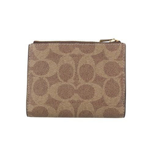 コーチ アウトレット 二つ折り財布 レディース ブラウン COACH OUTLET CW803 IMXHE タン/ブラウ