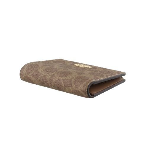 コーチ アウトレット 二つ折り財布 レディース ブラウン COACH OUTLET CW803 IMXHE タン/ブラウ