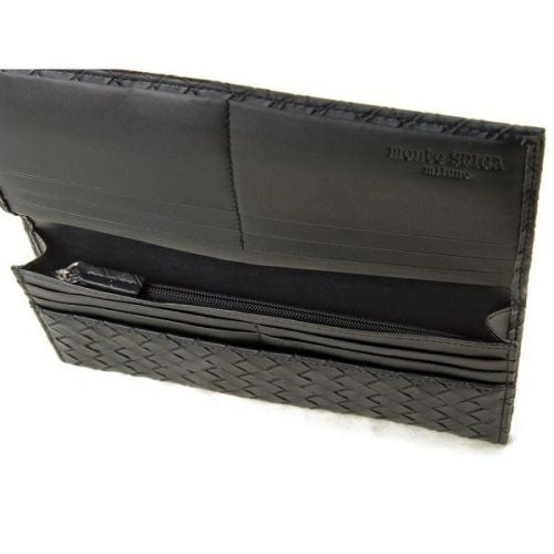モンテスピガ 長財布 メンズ ブラック monte SPIGA MOSQS373 BLACK