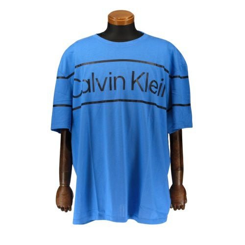 カルバンクライン Tシャツ メンズ TRAVELING LOGO TEE-RELAXED FIT ブルー Calvin Klein 40HM803 Mサイズ