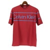 カルバンクライン Tシャツ メンズ TRAVELING LOGO TEE-RELAXED FIT レッド Calvin Klein 40HM803 XLサイズ