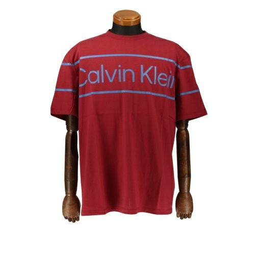 カルバンクライン Tシャツ メンズ TRAVELING LOGO TEE-RELAXED FIT レッド Calvin Klein 40HM803 XLサイズ
