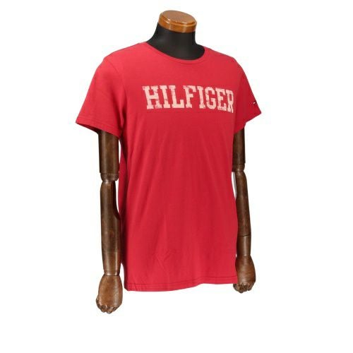 トミーヒルフィガー Tシャツ メンズ 2S87902937 レッド TOMMY HILFIGER Lサイズ