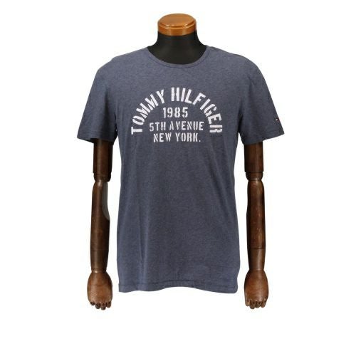 トミーヒルフィガー Tシャツ メンズ 2S87902941 ネイビー TOMMY HILFIGER Mサイズ