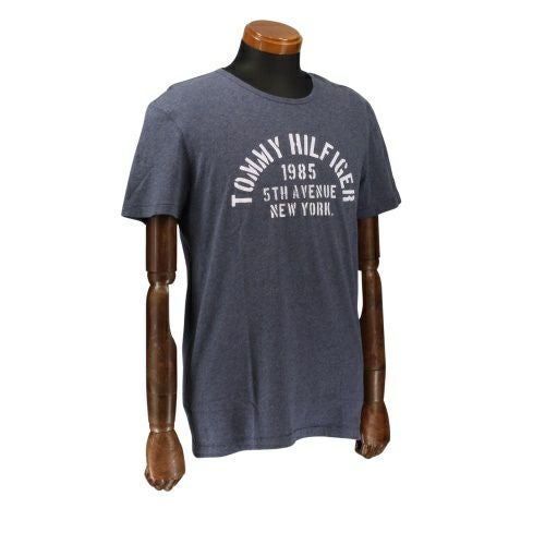 トミーヒルフィガー Tシャツ メンズ 2S87902941 ネイビー TOMMY HILFIGER Mサイズ