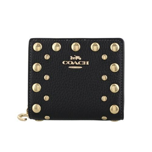 コーチ アウトレット 二つ折り財布 レディース ブラック COACH OUTLET CAP09 IMBLK