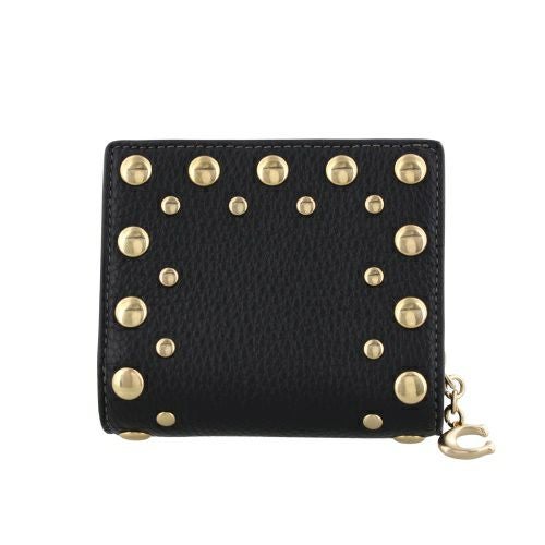 コーチ アウトレット 二つ折り財布 レディース ブラック COACH OUTLET CAP09 IMBLK