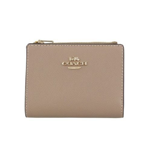 コーチ アウトレット 二つ折り財布 レディース ベージュ COACH OUTLET CR983 IMTAU トープ