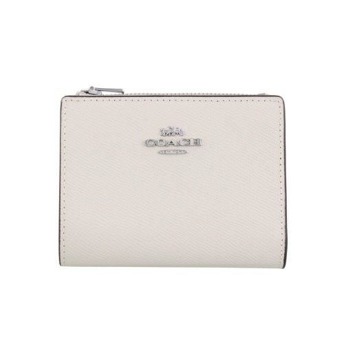 コーチ アウトレット 二つ折り財布 レディース ホワイト COACH OUTLET CR983 SV/HA シルバー/チョーク