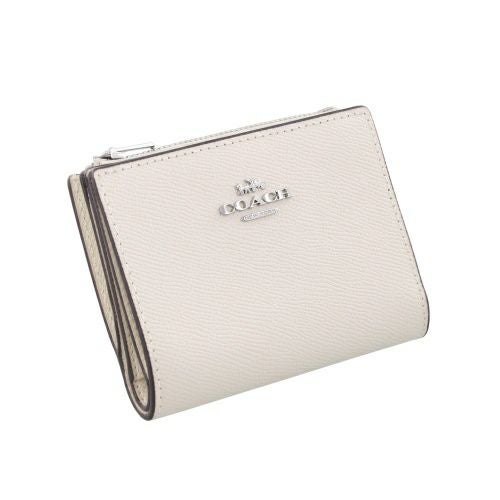 コーチ アウトレット 二つ折り財布 レディース ホワイト COACH OUTLET CR983 SV/HA シルバー/チョーク