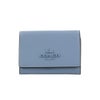 コーチ アウトレット 三つ折り財布 レディース ブルー COACH OUTLET CP260 SVPUB