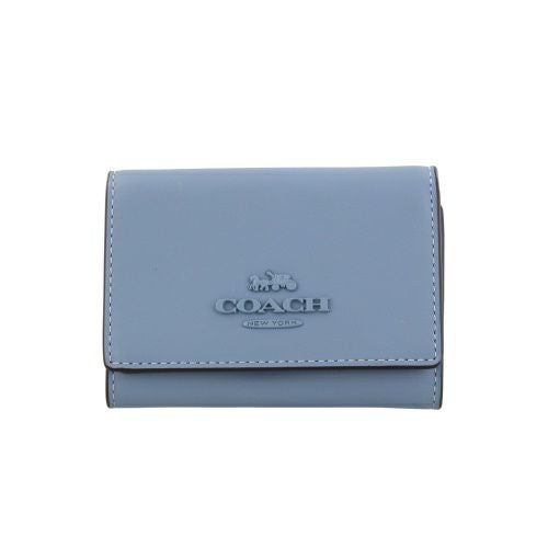 コーチ アウトレット 三つ折り財布 レディース ブルー COACH OUTLET CP260 SVPUB