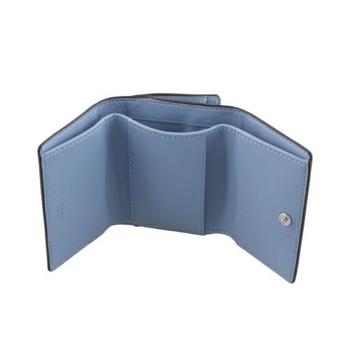 コーチ アウトレット 三つ折り財布 レディース ブルー COACH OUTLET CP260 SVPUB