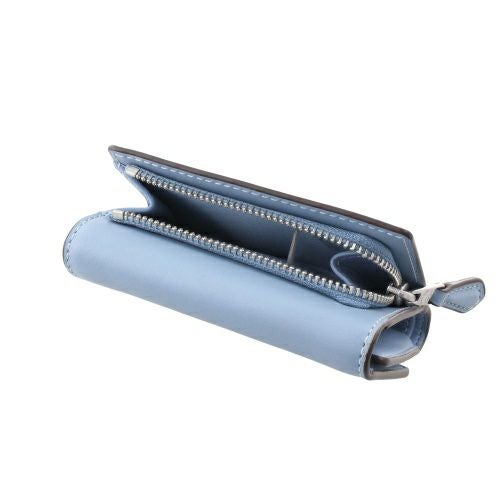 コーチ アウトレット 三つ折り財布 レディース ブルー COACH OUTLET CP260 SVPUB