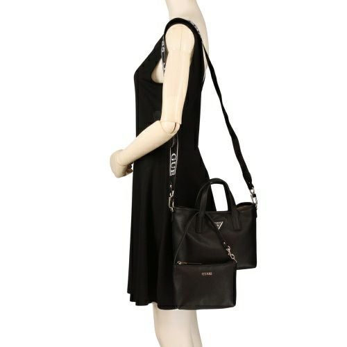 ゲス ハンドバッグ レディース LATONA II / MINI TOTE ブラック GUESS BG869175 BLACK