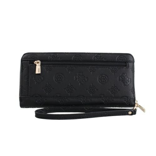 ゲス 長財布 レディース PHOEBE / SLG LARGE ZIP AROUND ブラック GUESS PD9665146 BLACK LOGO